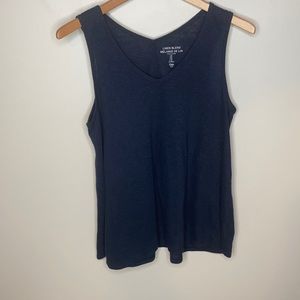 Gap Linen Blend Navy Tank Medium